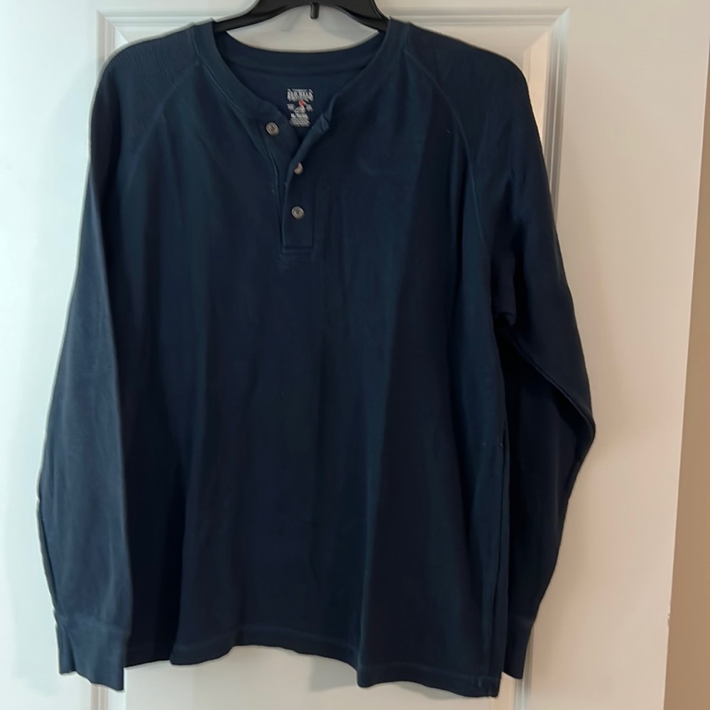 Mens Red Head waffle shirt XL